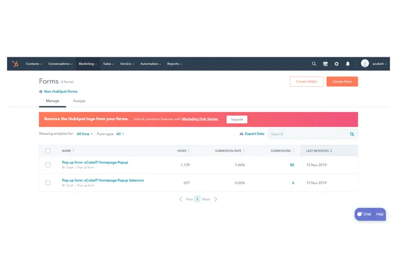HubSpot Forms & CRO: 7.46% Conversion