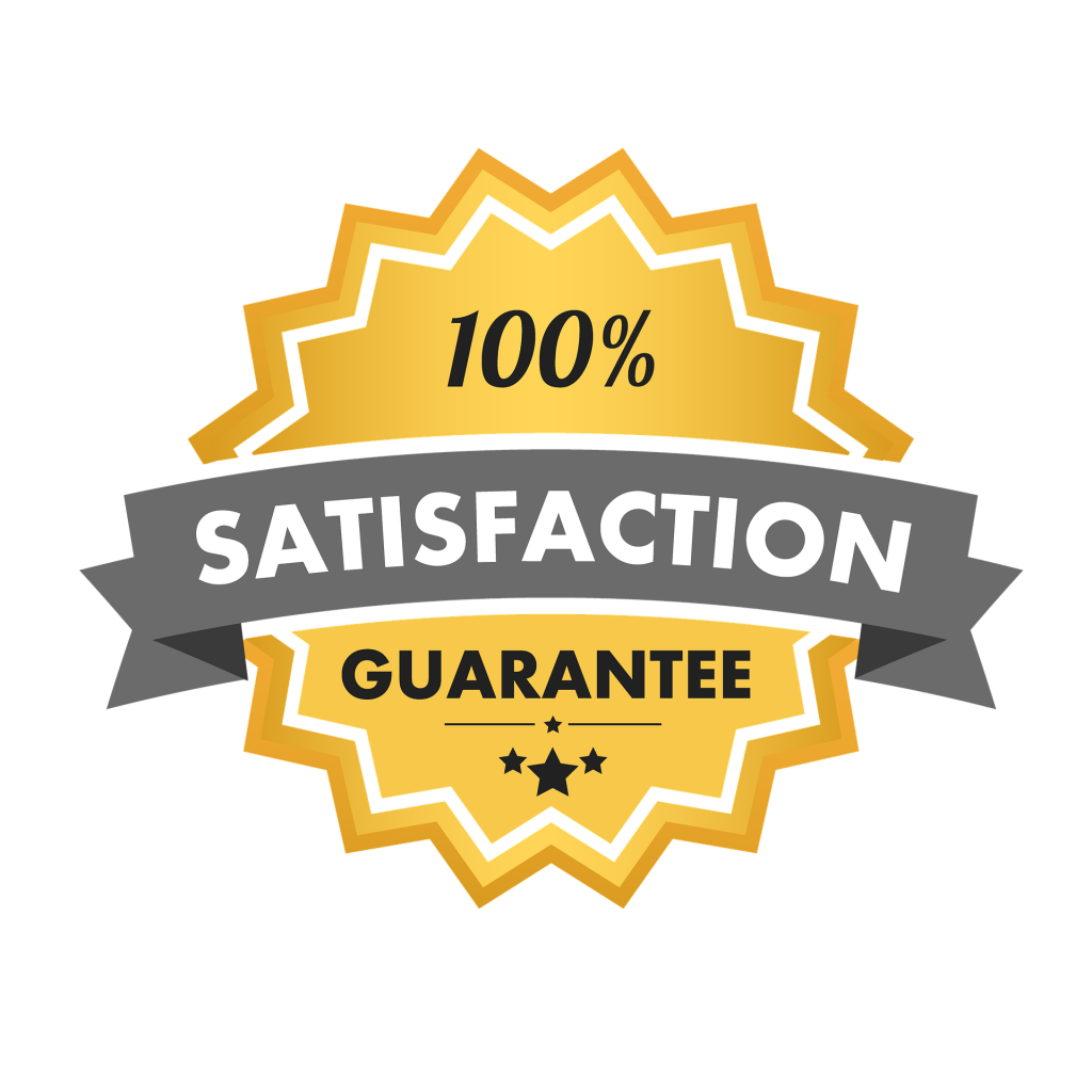 100% Satisfaction Gurante